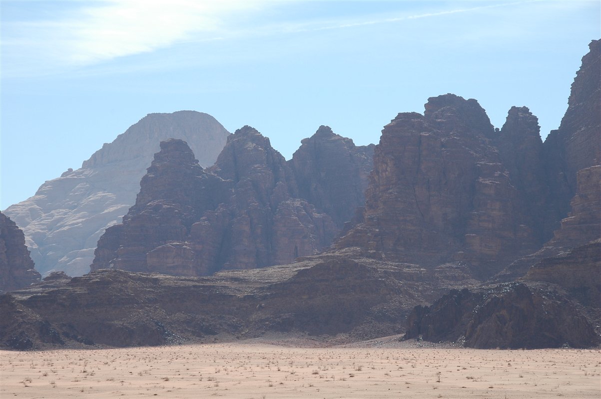 Jordania -formacje skalne